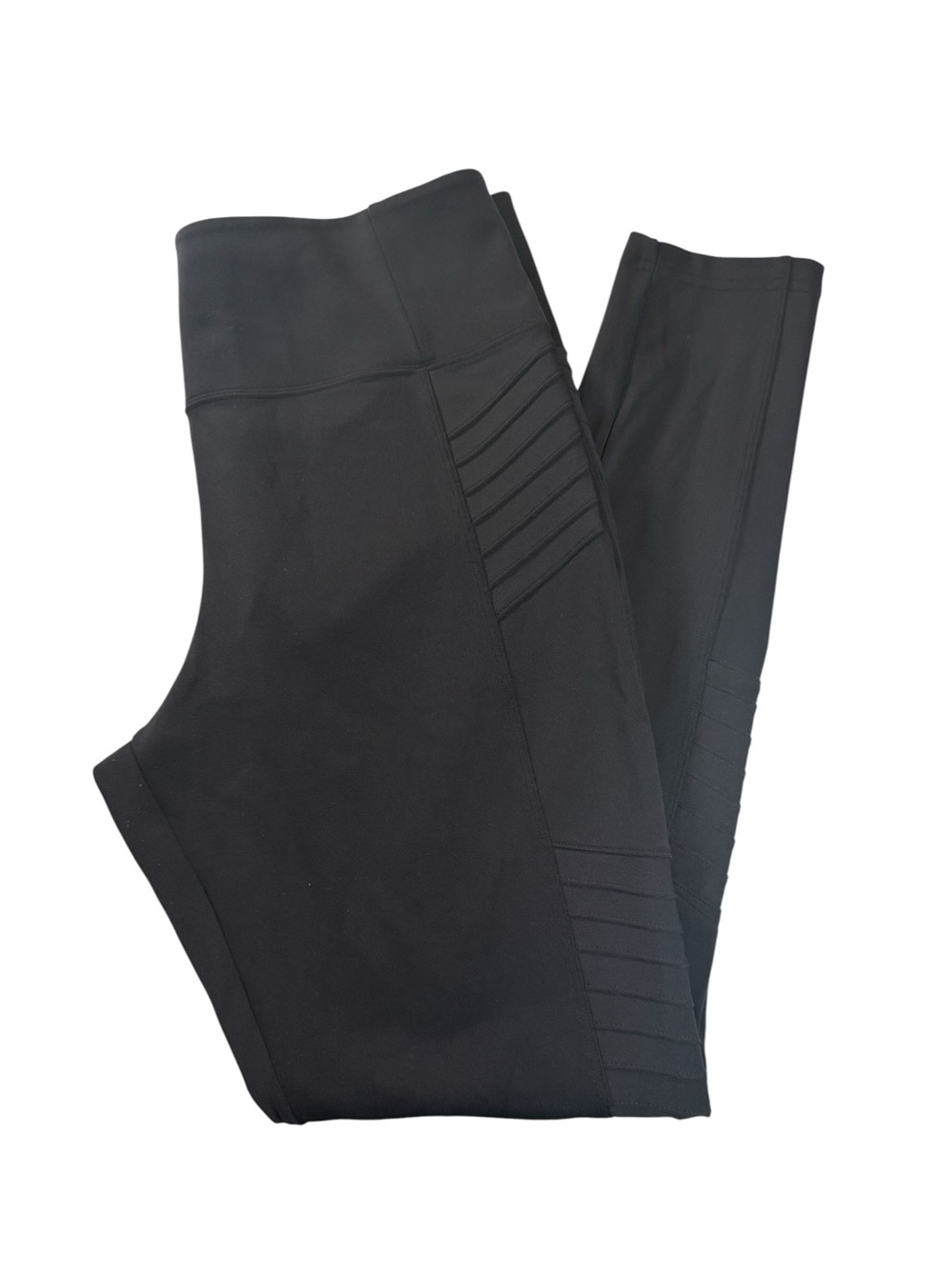 Athleta Delancey Moto Tight Leggings Black Large